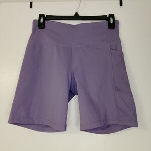 DKNY Women’s Purple Bike Shorts with Side Pocket